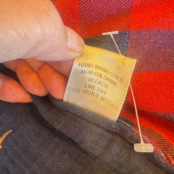 Aratta Silent Journey Plaid Embroidered Peacock Button Down Shirt - Picture 2 of 9